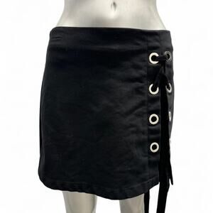black stradivarius grunge skort